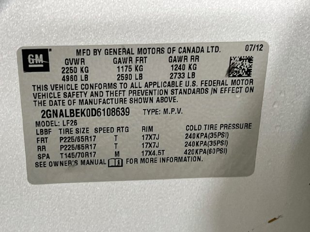 Used 2013 Chevrolet Equinox LS FWD image 25