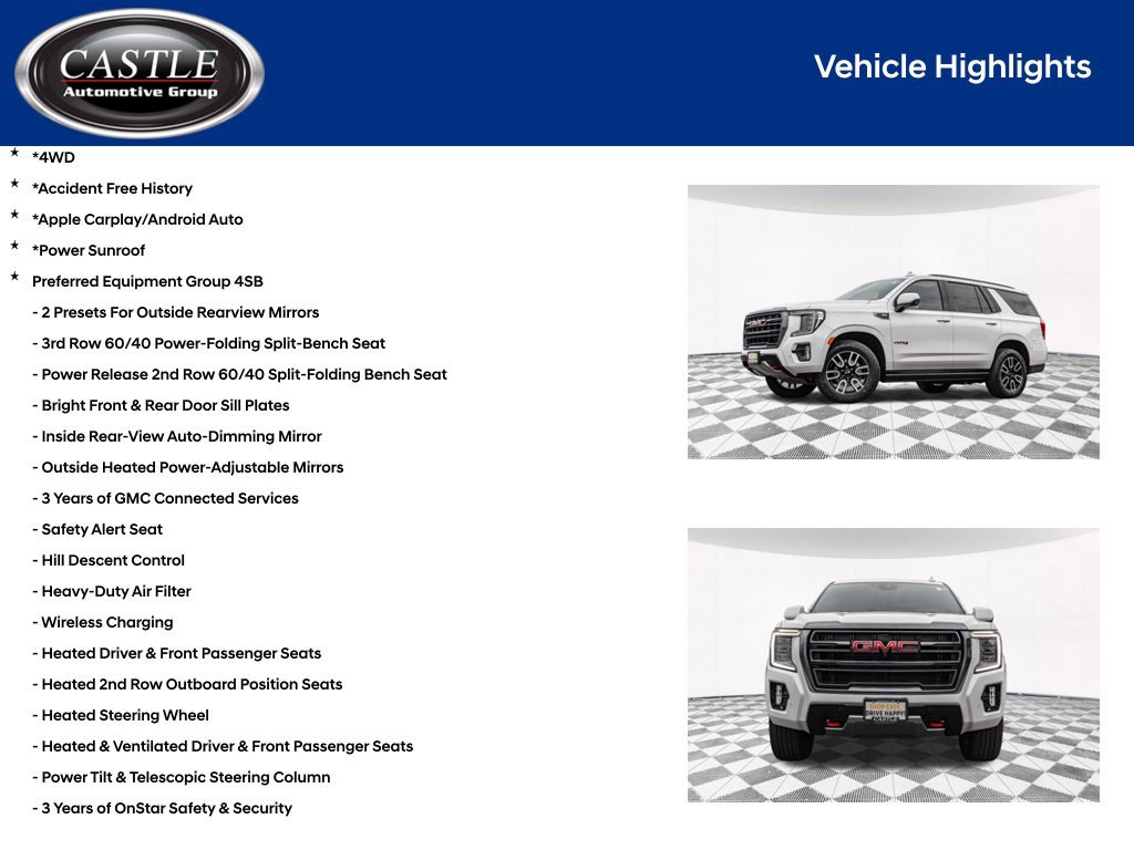 Used 2023 GMC Yukon AT4 w/ AT4 Premium Plus Package AWD/4WD image 4