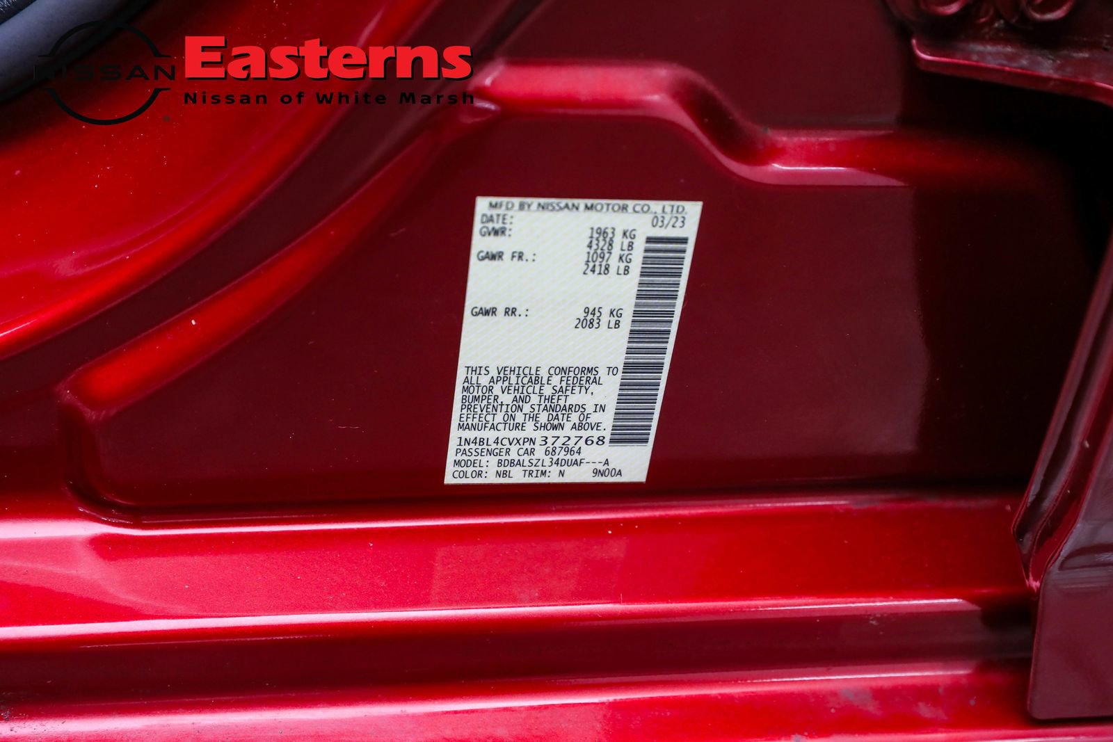 Used 2023 Nissan Altima 2.5 SR w/ SR Premium Package image 48