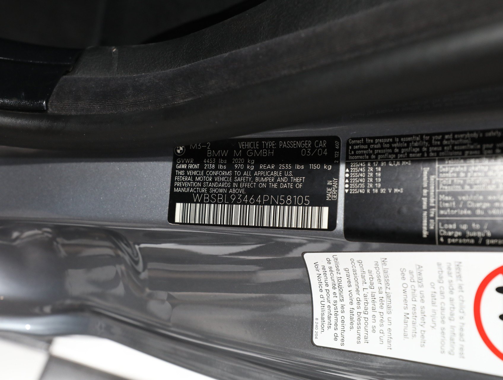 Used 2004 BMW M3 Coupe RWD image 62