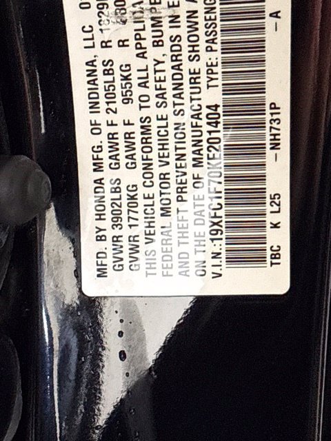 Used 2019 Honda Civic EX-L image 14