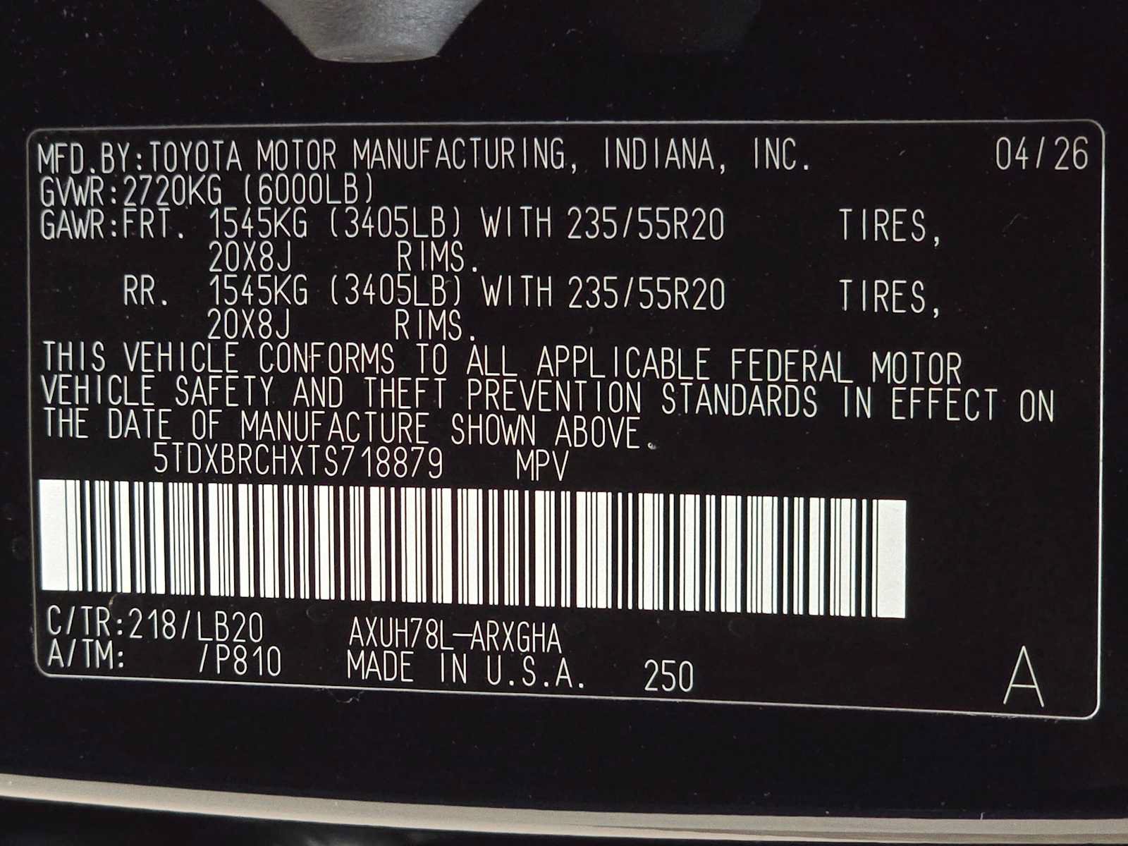 Certified 2026 Toyota Highlander Limited AWD/4WD image 32