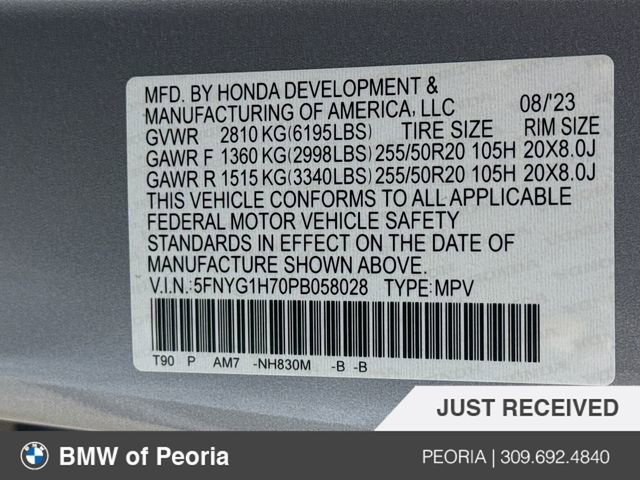 Used 2023 Honda Pilot Touring image 33