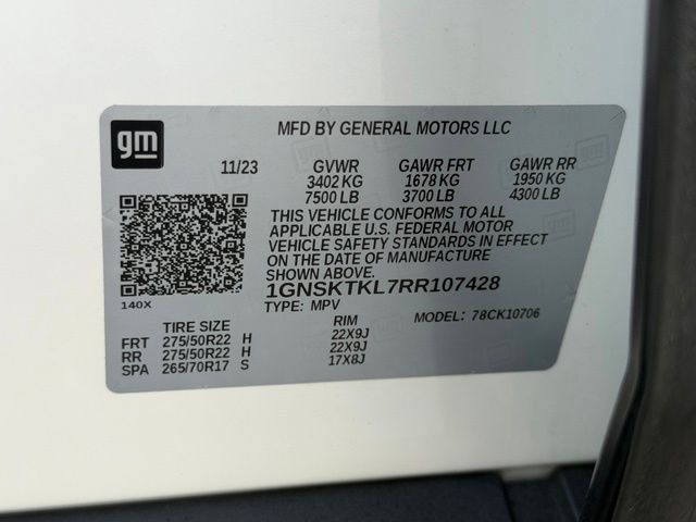 Certified 2024 Chevrolet Tahoe High Country AWD/4WD image 25