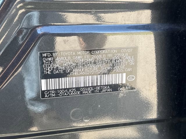 Used 2007 Lexus ES 350 FWD image 20