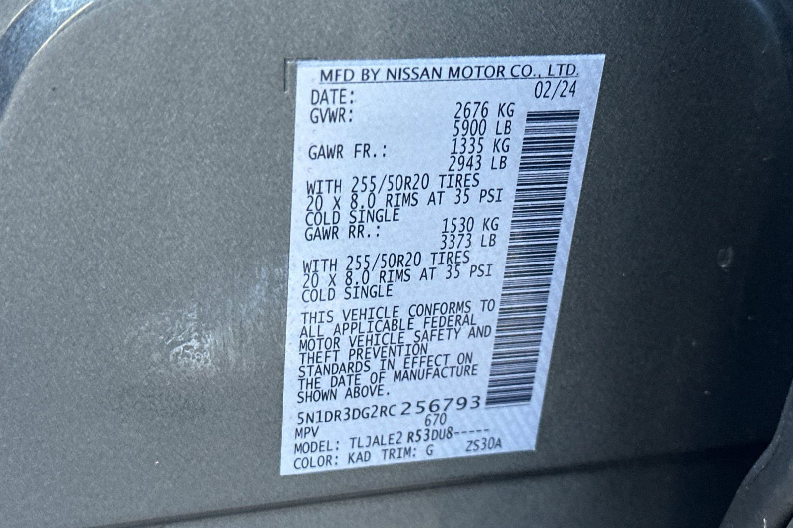 Certified 2024 Nissan Pathfinder Platinum w/ Cargo Package image 56