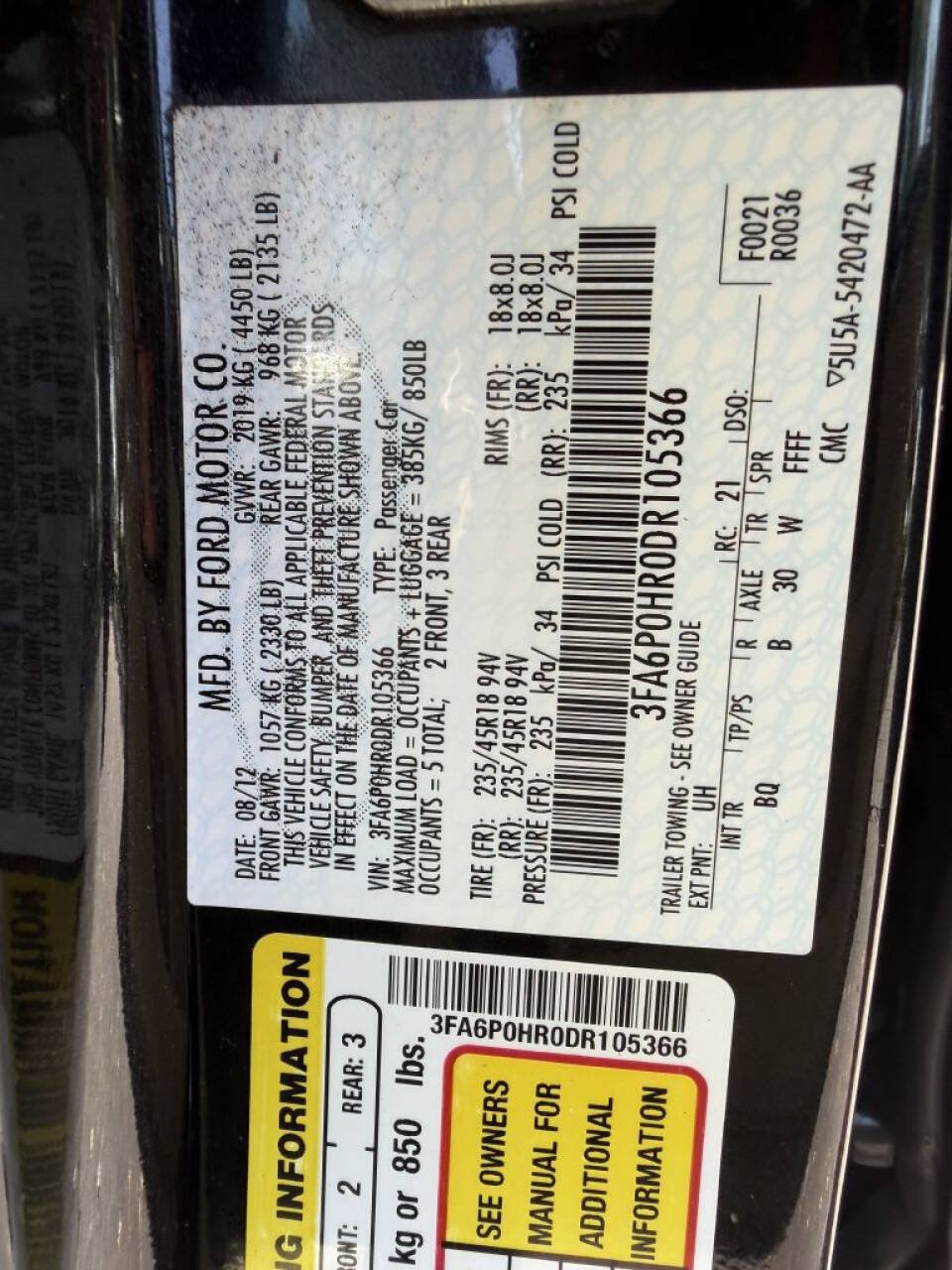 Used 2013 Ford Fusion SE FWD image 25