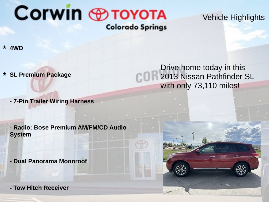 Used 2013 Nissan Pathfinder SL AWD/4WD image 7