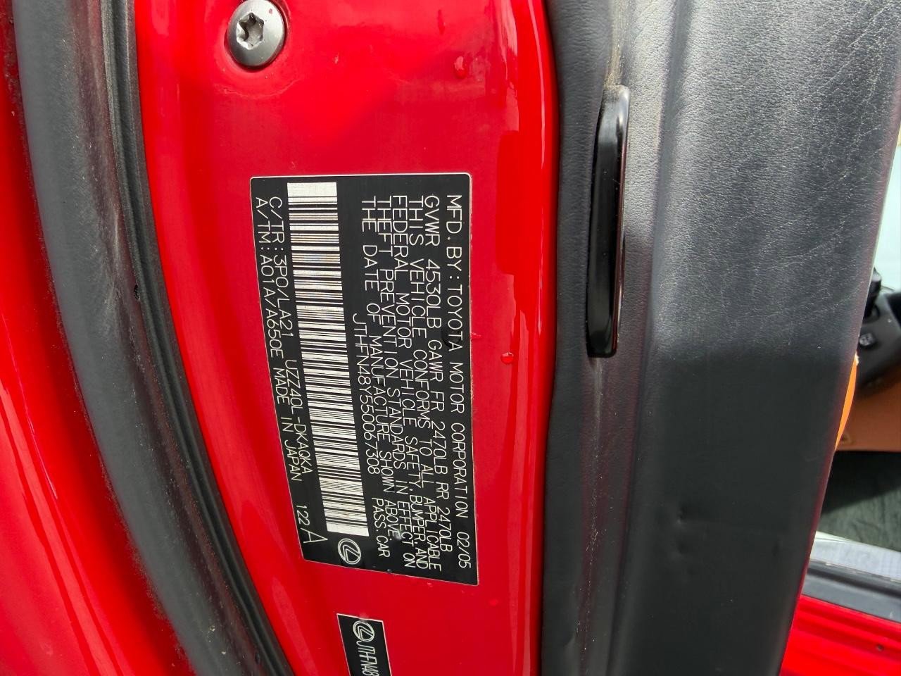 Used 2005 Lexus SC 430 Convertible image 21