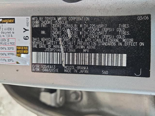 Used 2006 Toyota Highlander 2WD V6 image 34