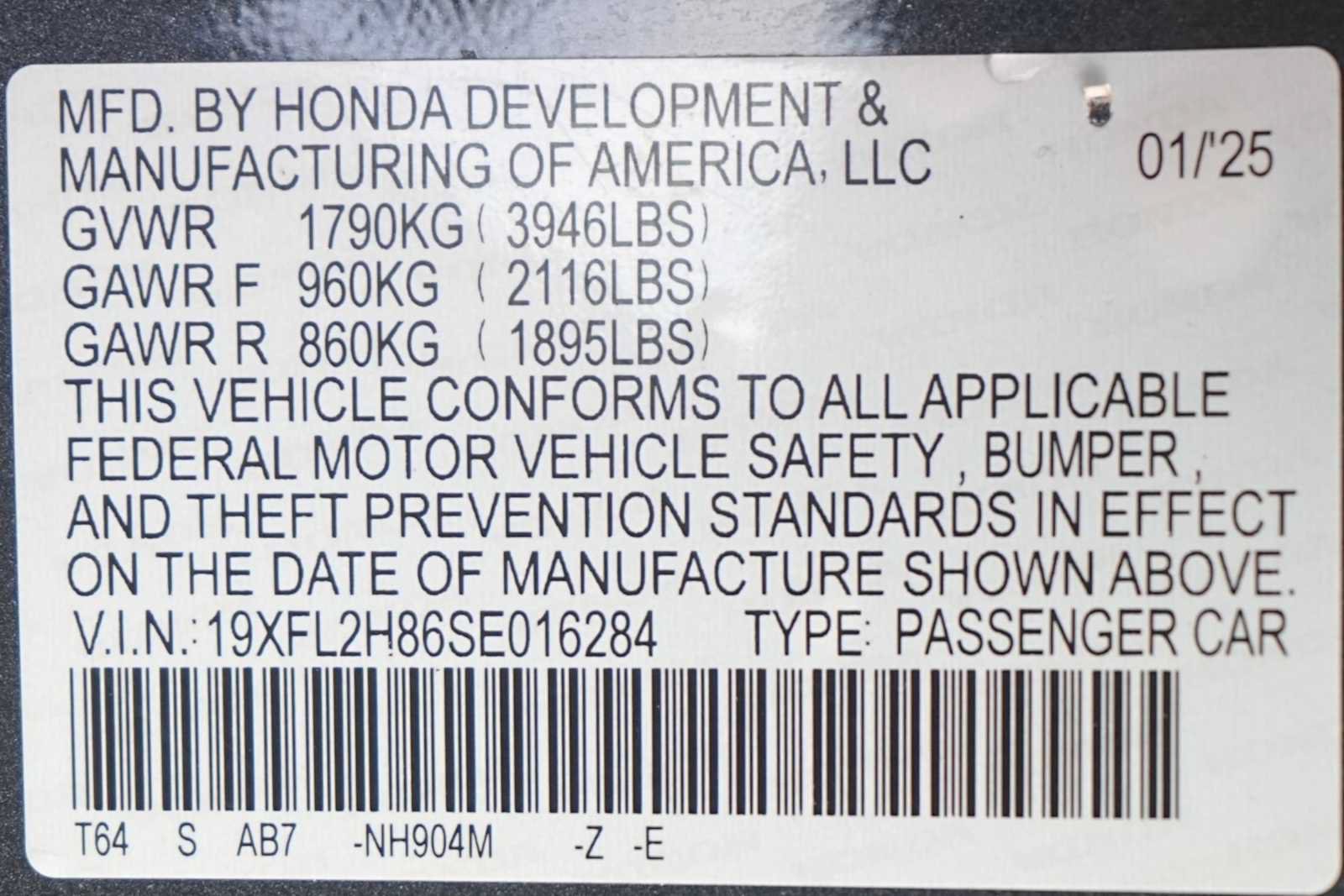Used 2025 Honda Civic Sport image 30