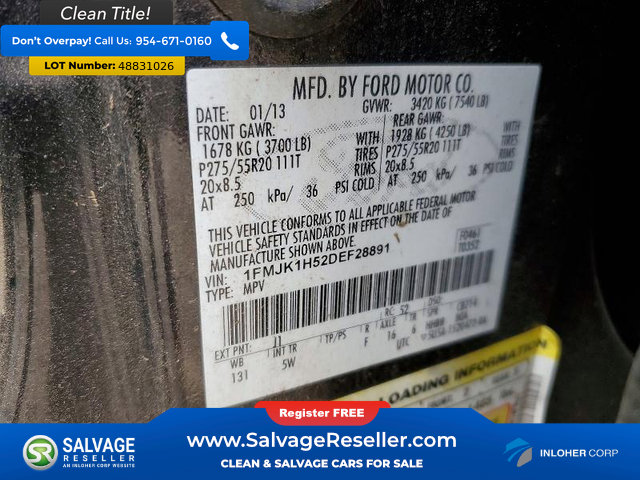 Used 2013 Ford Expedition EL King Ranch image 17