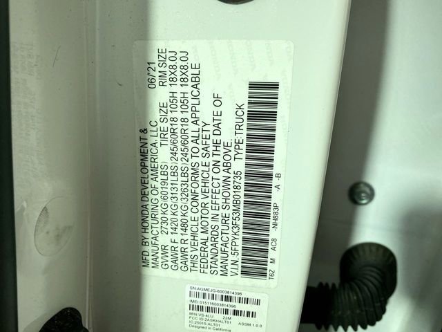 Used 2021 Honda Ridgeline RTL image 37