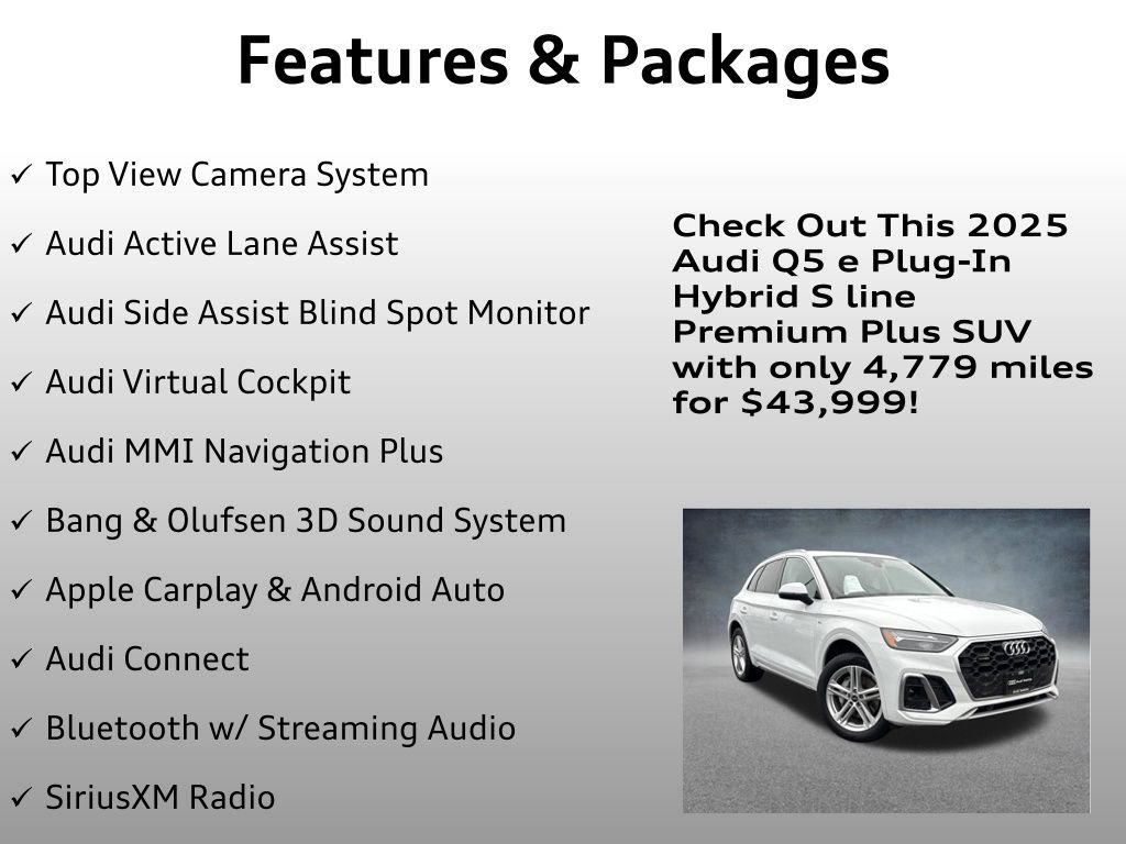 Used 2025 Audi Q5 e Premium Plus w/ Premium Plus Package image 8