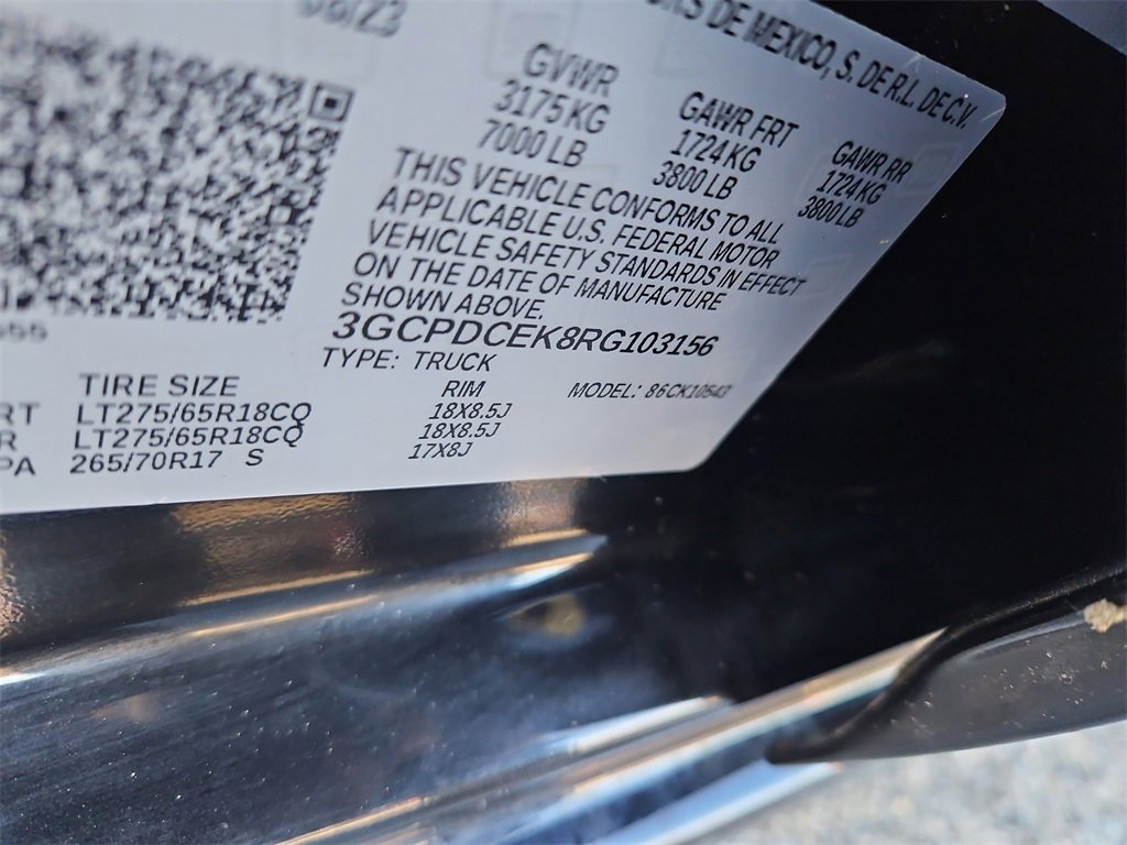 Certified 2024 Chevrolet Silverado 1500 Custom Trail Boss image 14