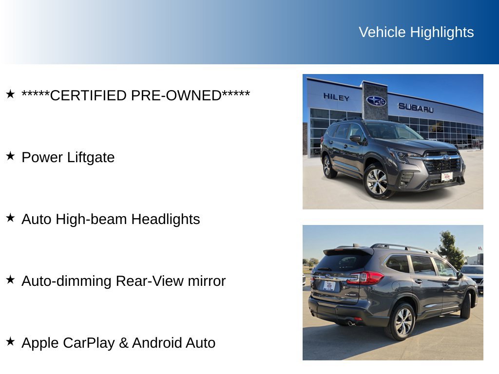 Certified 2025 Subaru Ascent Premium AWD/4WD image 5