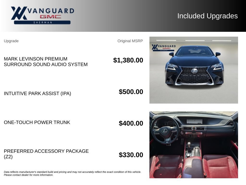 Used 2019 Lexus GS 350 F Sport RWD image 9