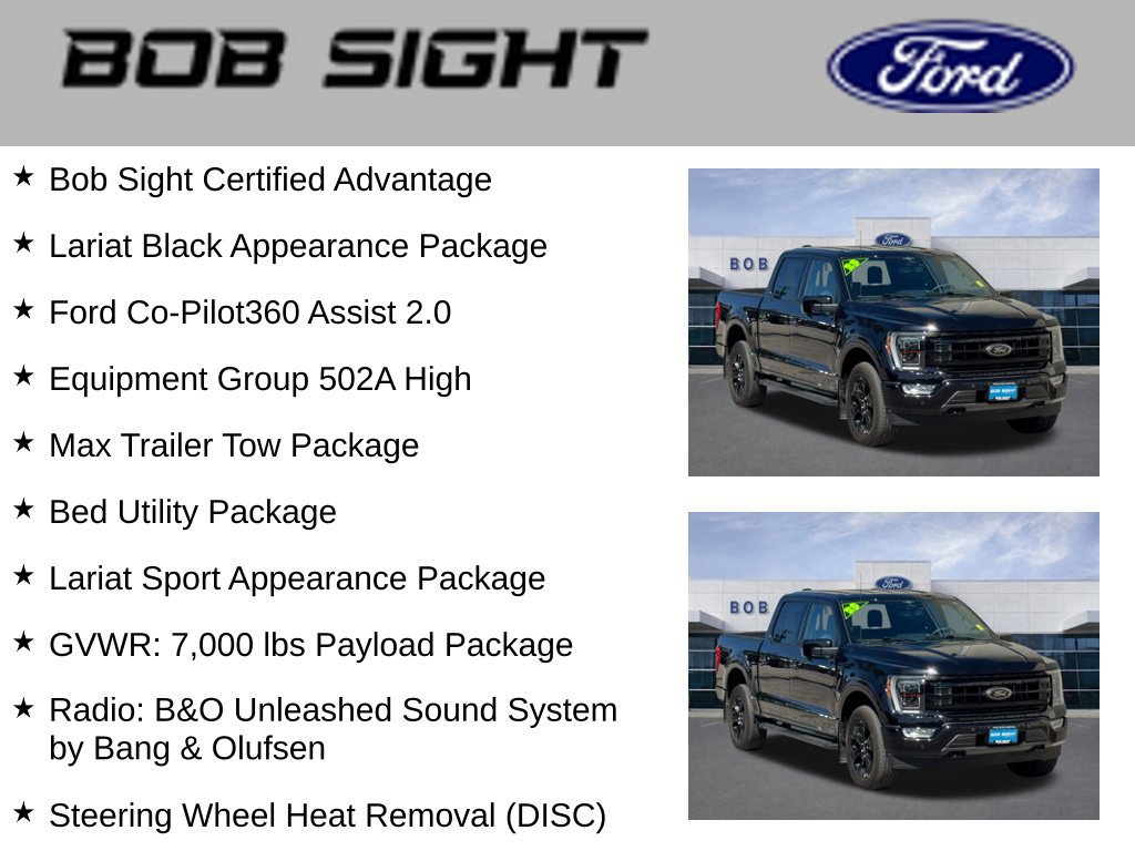 Used 2023 Ford F150 Lariat w/ Equipment Group 502A High AWD/4WD image 3