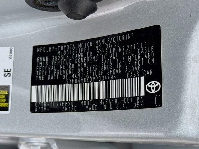 Certified 2023 Toyota Corolla LE w/ Carpet Mat Package (TMS) FWD image 29