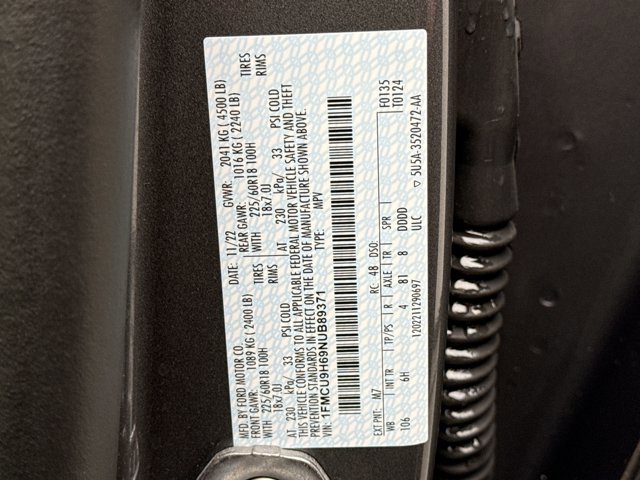 Used 2022 Ford Escape SEL image 20