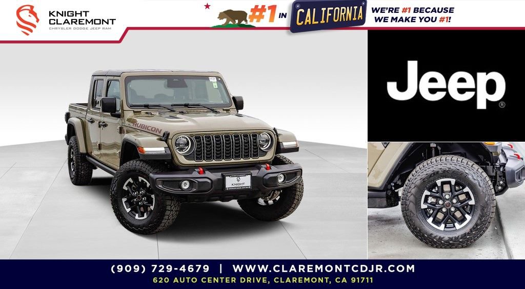 New 2026 Jeep Gladiator Rubicon w/ Steel Power Dome Hood Package image 1