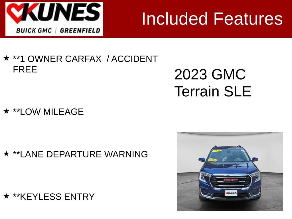 Used 2023 GMC Terrain SLE w/ Driver Convenience Package FWD image 3