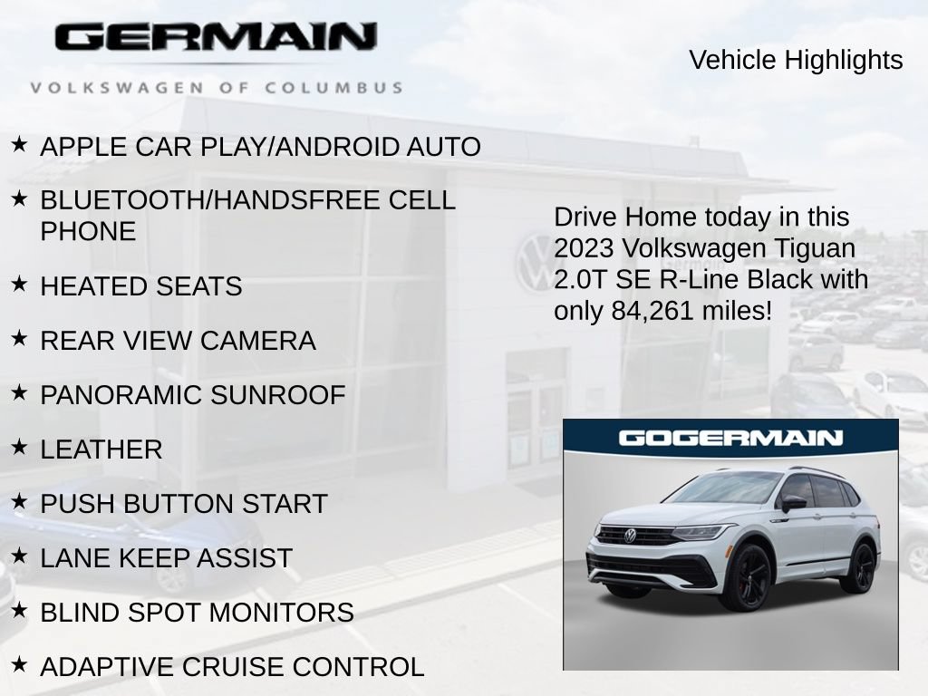 Used 2023 Volkswagen Tiguan SE R-Line AWD/4WD image 5