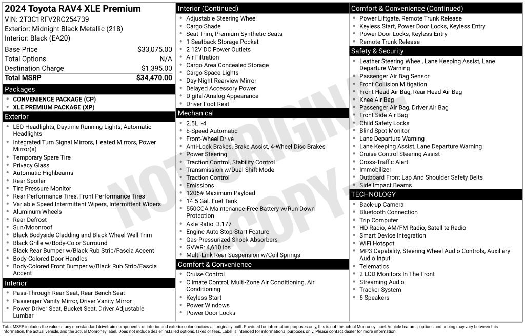 Used 2024 Toyota RAV4 XLE Premium FWD image 8