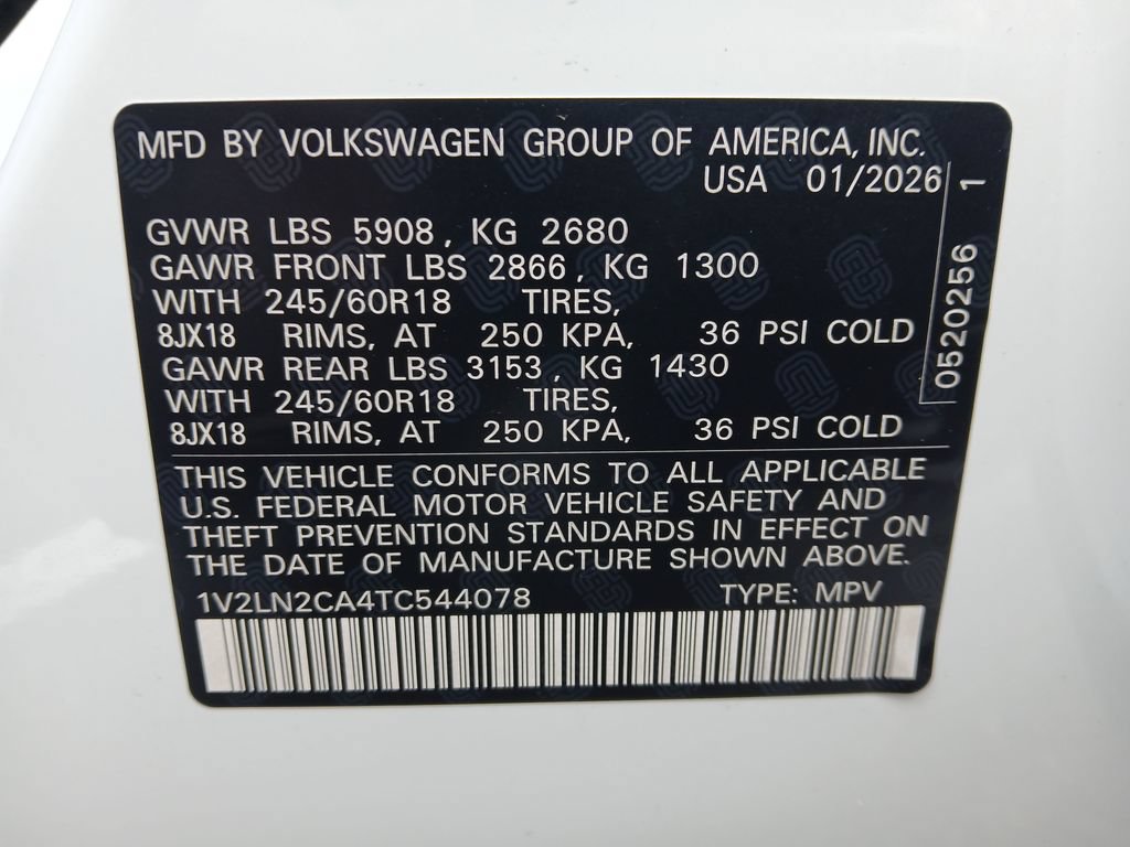 New 2026 Volkswagen Atlas SE AWD/4WD image 28