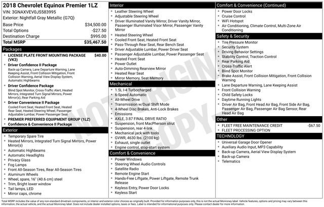 Used 2018 Chevrolet Equinox Premier image 38