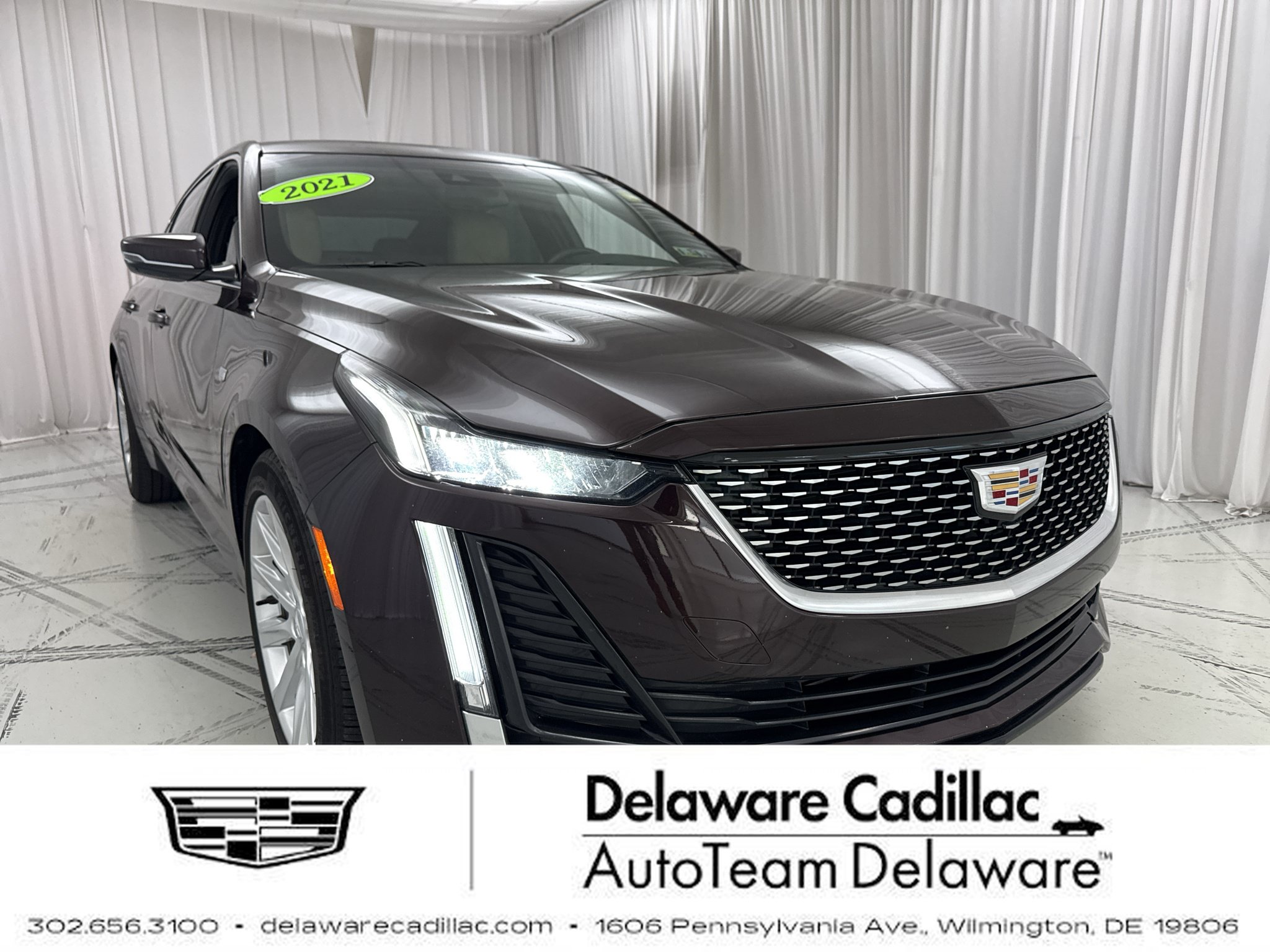 Used 2021 Cadillac CT5 Luxury w/ Sun And Sound Package RWD image 1