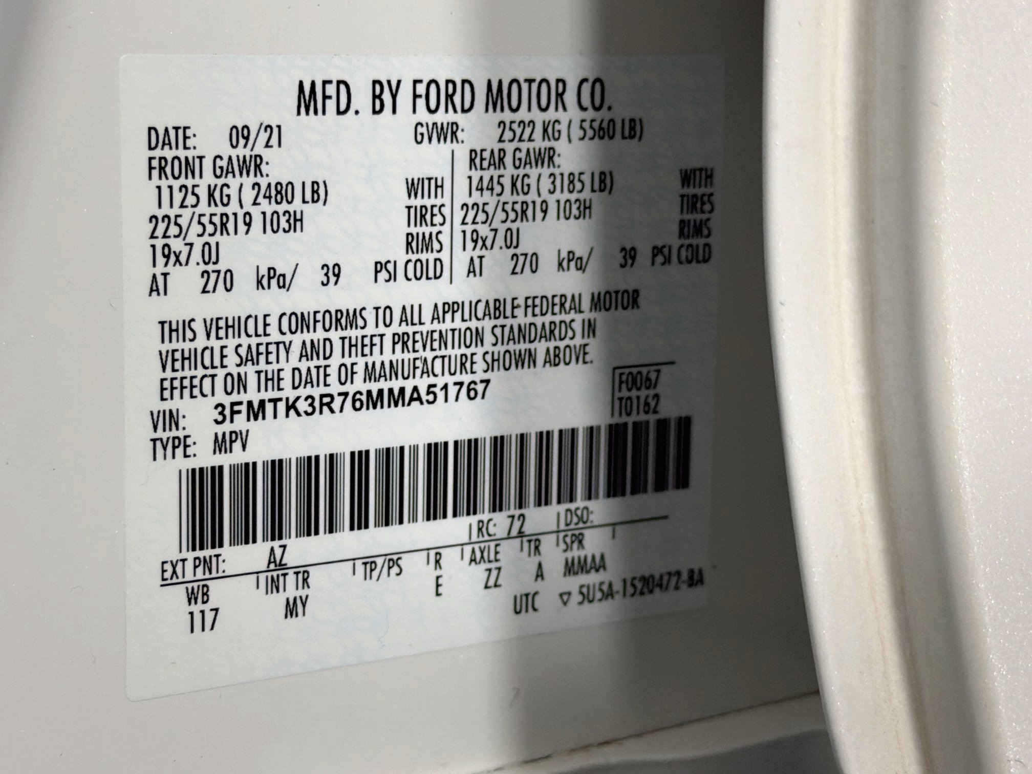 Used 2021 Ford Mustang Mach-E Premium RWD image 12