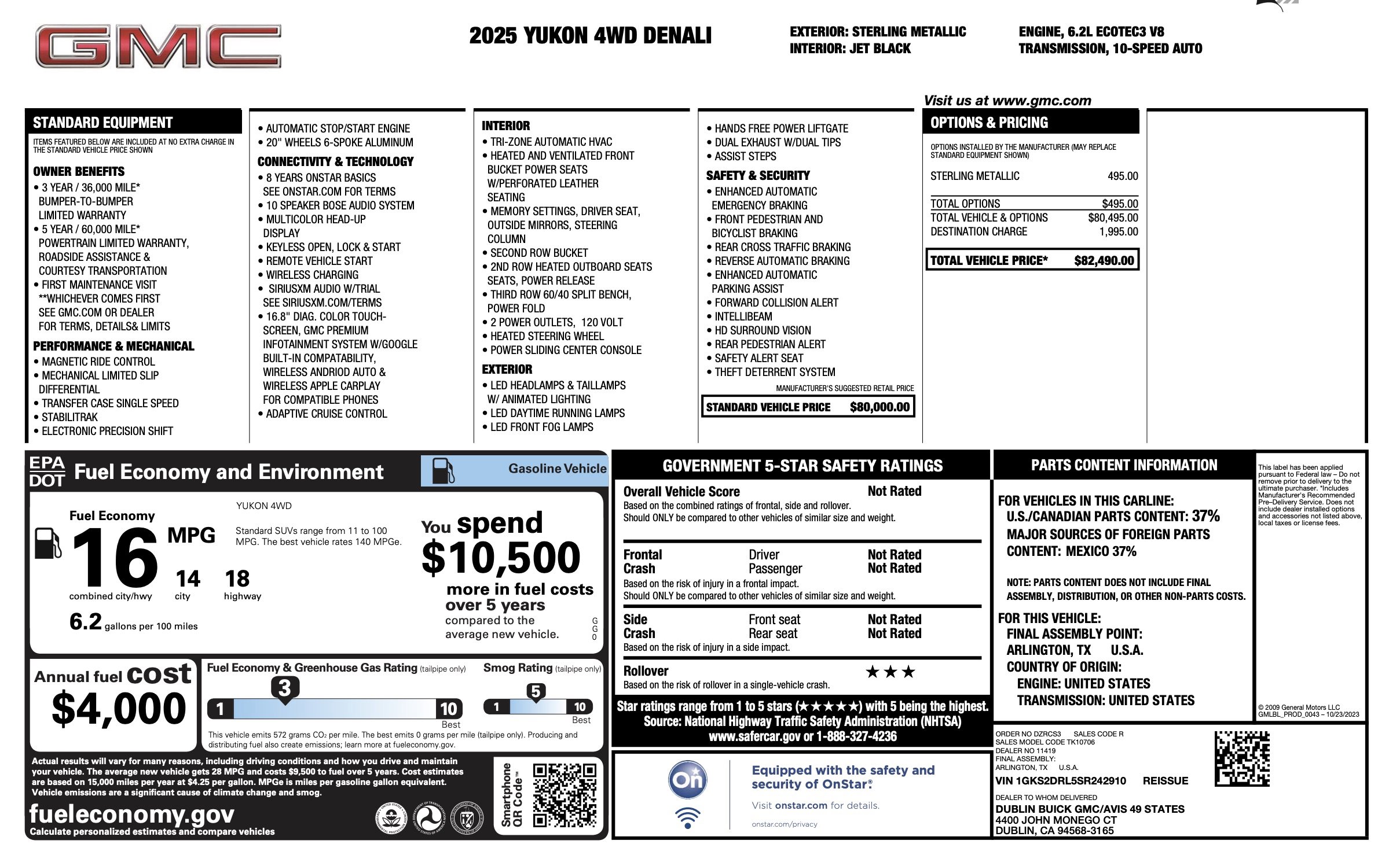 Used 2025 GMC Yukon Denali image 3