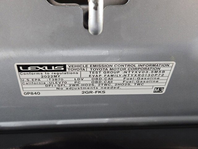 Certified 2022 Lexus ES 350 w/ Premium Package image 28