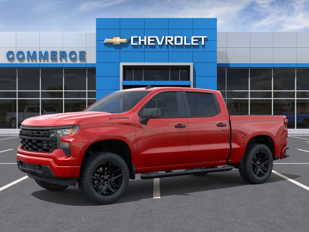 New 2026 Chevrolet Silverado 1500 Custom w/ Turbomax Blackout Package RWD video 2