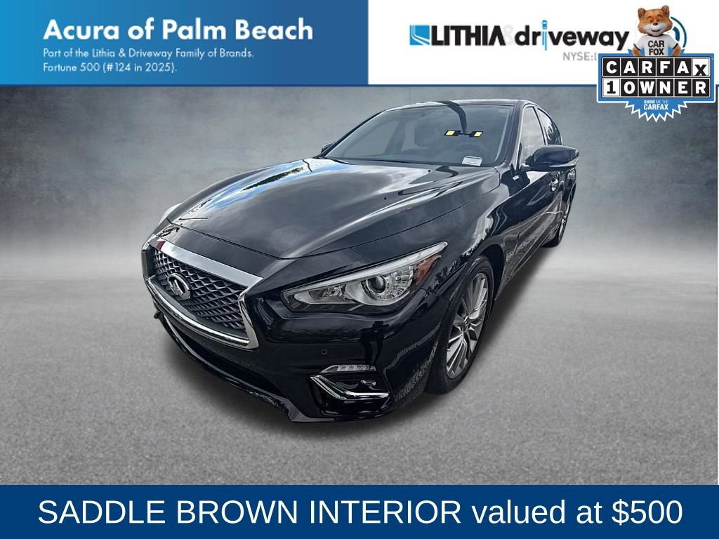 Used 2024 INFINITI Q50 Luxe w/ Cargo Package RWD image 1