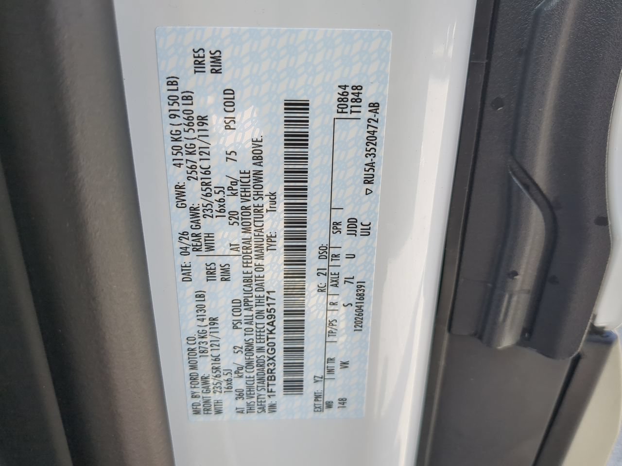 New 2026 Ford Transit 250 148 High Roof Extended RWD image 24