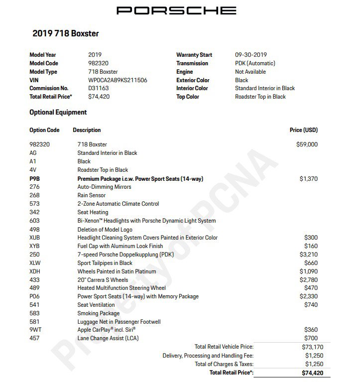 Certified 2019 Porsche 718 Boxster RWD image 9