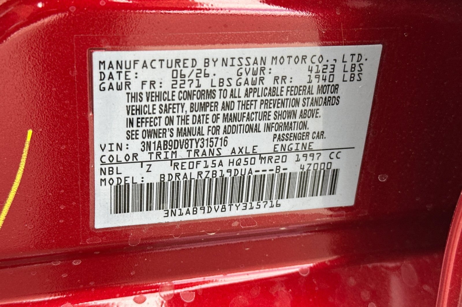 New 2026 Nissan Sentra SR w/ Floor Mat Package FWD image 23