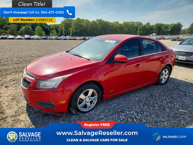Used 2012 Chevrolet Cruze LT w/ RS Package FWD image 1