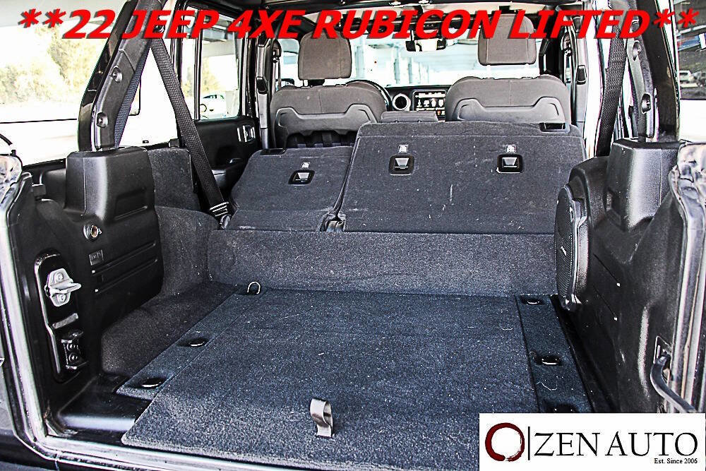 Used 2022 Jeep Wrangler Unlimited Rubicon 4xe w/ Cold Weather Group image 40