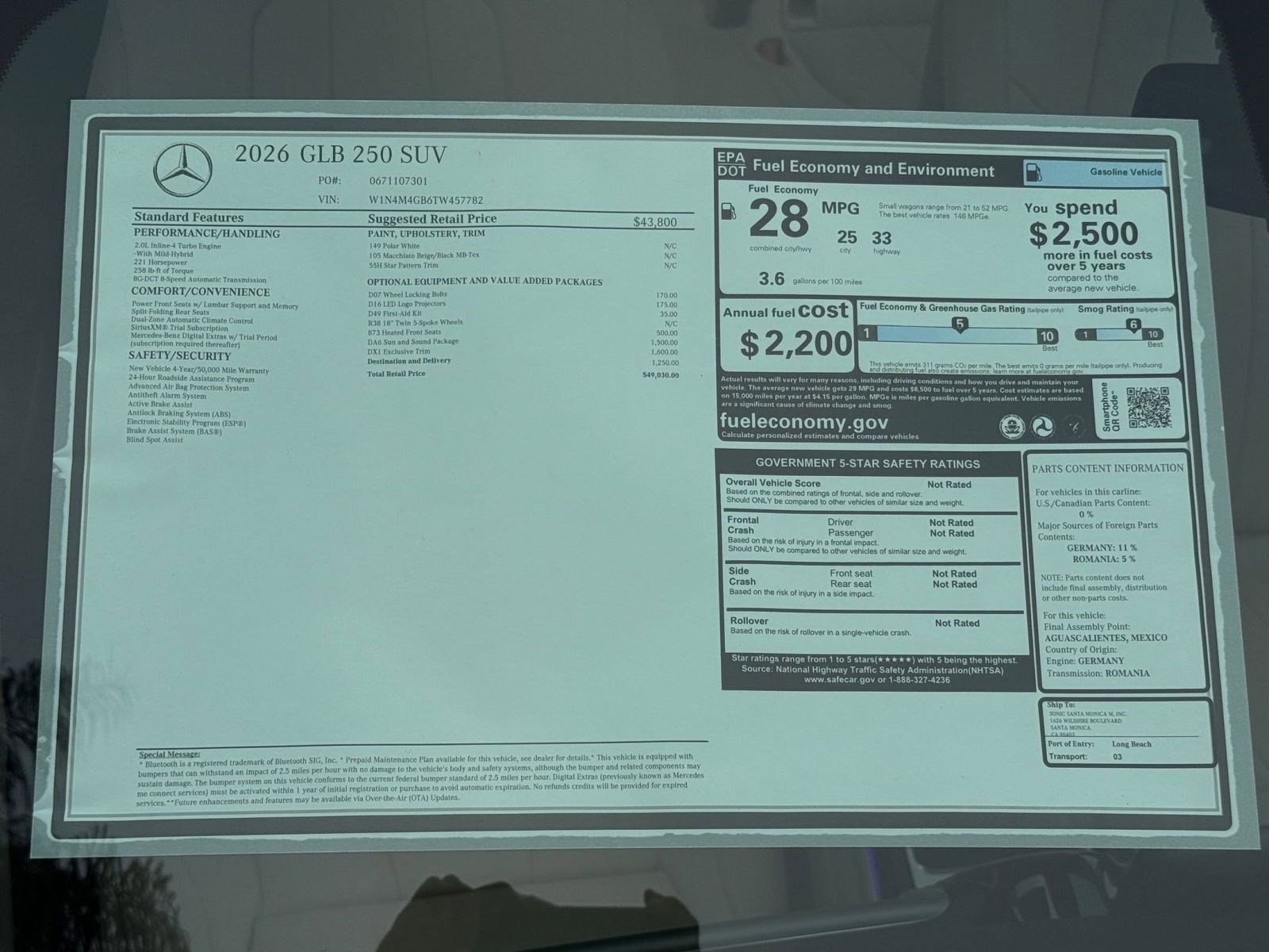 New 2026 Mercedes-Benz GLB 250 image 31