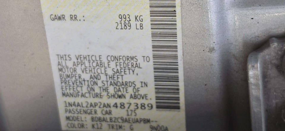 Used 2010 Nissan Altima 2.5 SL w/ SL Pkg FWD image 11