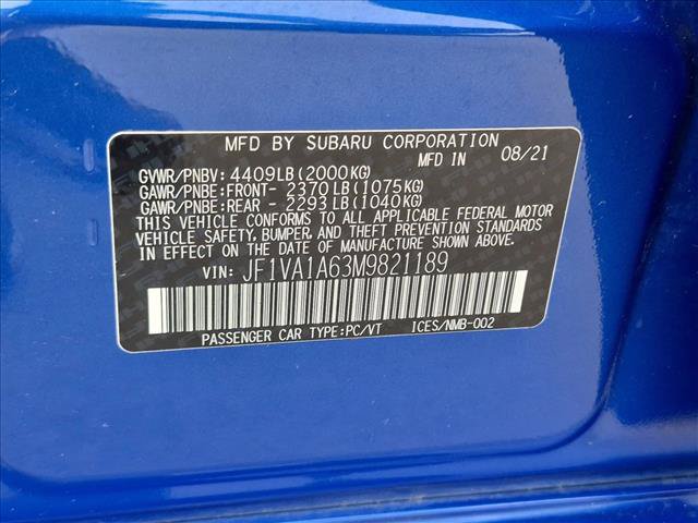 Used 2021 Subaru WRX AWD/4WD image 24