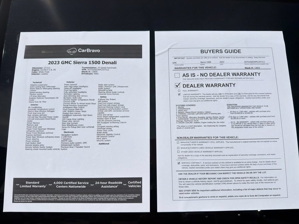 Certified 2023 GMC Sierra 1500 Denali w/ Denali Reserve Package AWD/4WD image 30