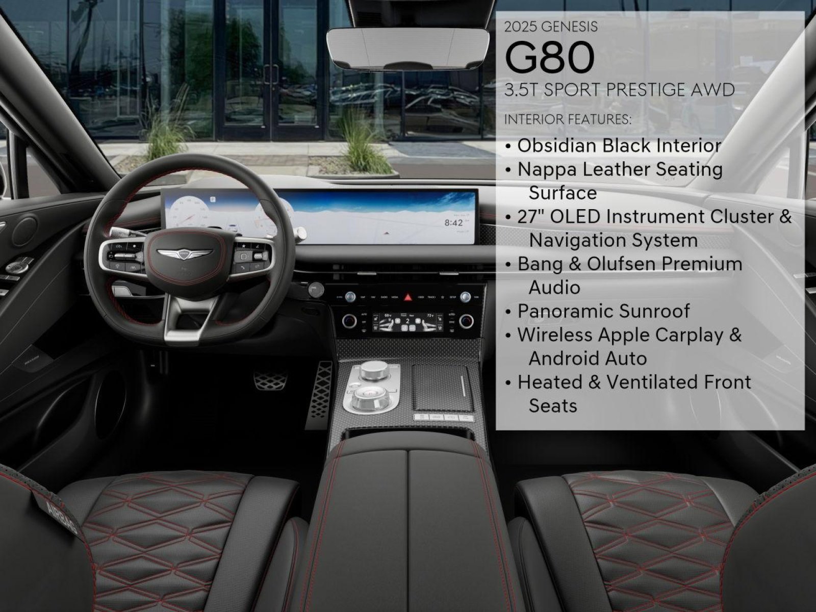 New 2025 Genesis G80 3.5T Sport Prestige image 15