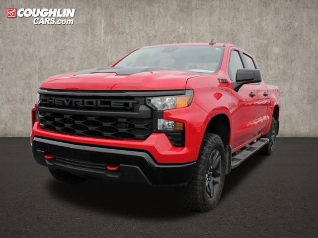 Used 2024 Chevrolet Silverado 1500 Custom Trail Boss w/ LPO, Dark Essentials Package AWD/4WD video 2