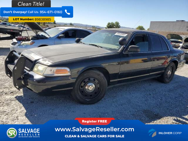 Used 2011 Ford Crown Victoria Police Interceptor w/ Radio Suppression Pkg