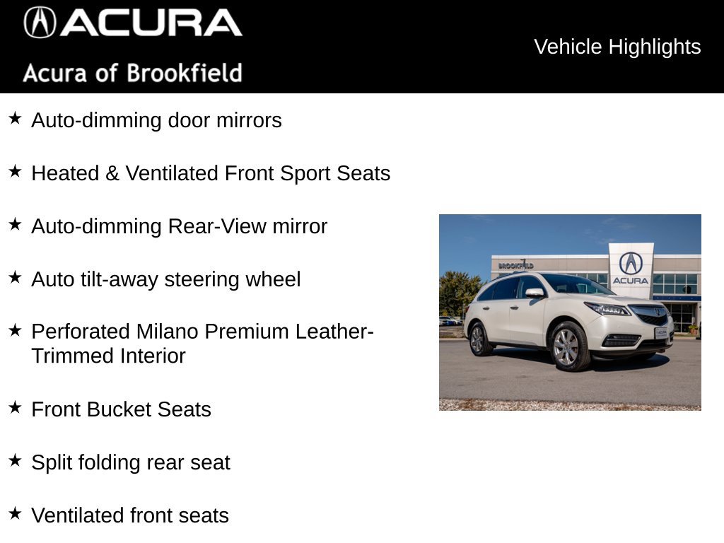 Used 2016 Acura MDX SH-AWD image 20