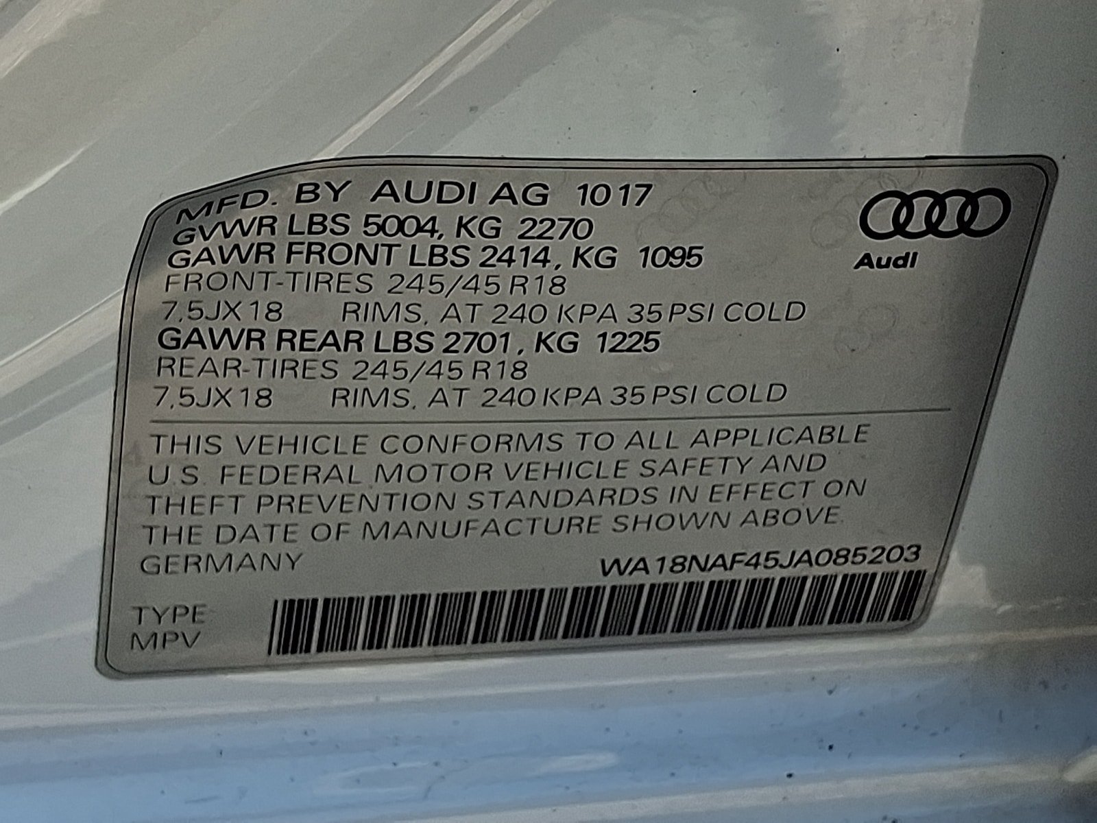 Used 2018 Audi A4 2.0T allroad Premium Plus AWD/4WD image 28